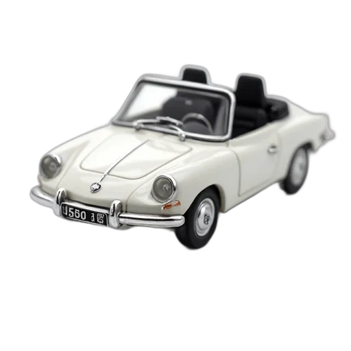 car, 3d render, white, toy transparent PNG cut-out