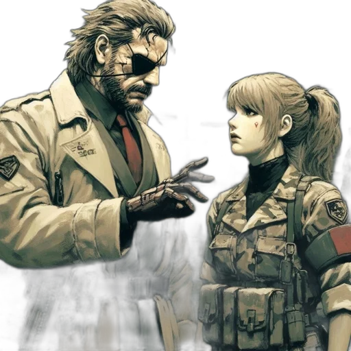 jacket, concept art, comic book art, watercolor transparent PNG cut-out