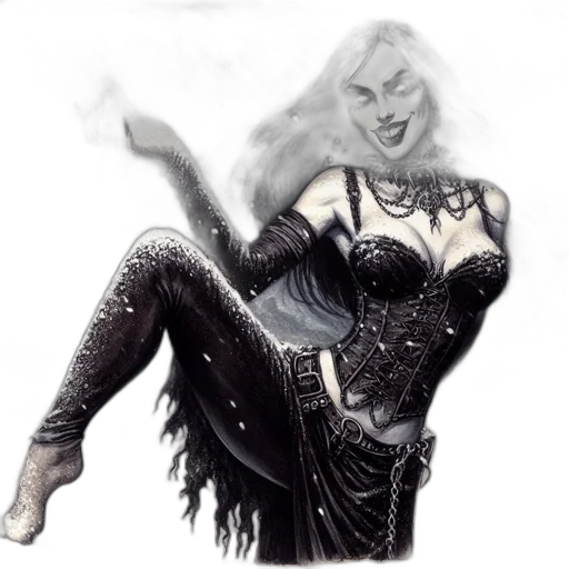 fantasy art, comic book art, concept art, photorealistic transparent PNG cut-out
