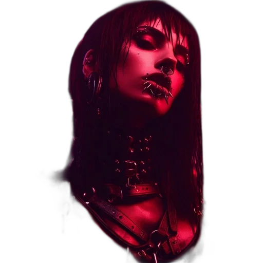 face, mask, jewelry, dress transparent PNG cut-out