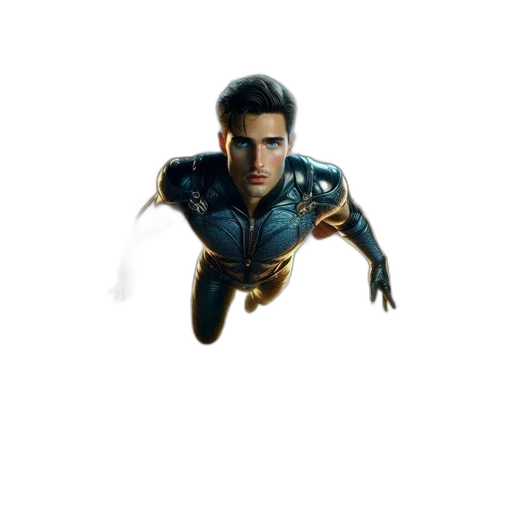 robot, jacket, weapon, face transparent PNG cut-out