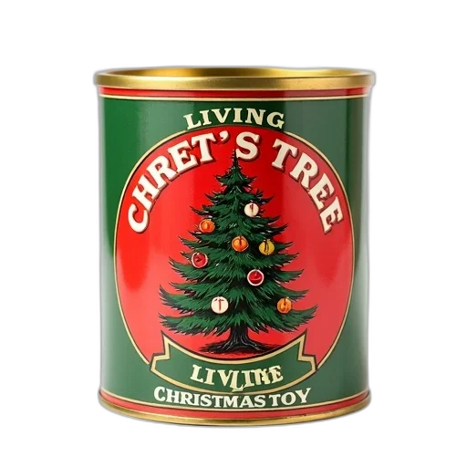 food, vintage, tin, can transparent PNG cut-out
