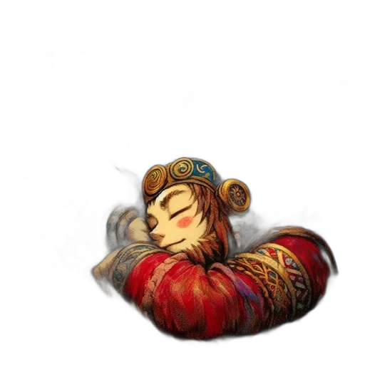 jewelry, mask, crown, staff transparent PNG cut-out