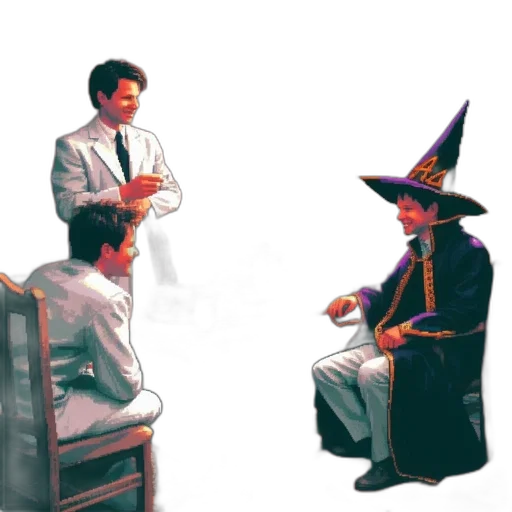 staff, concept art, pixel art, vaporwave transparent PNG cut-out