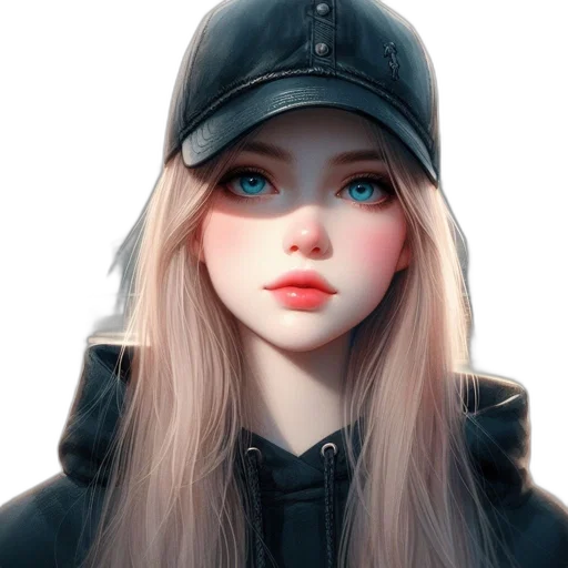 jacket, face, hat, robot transparent PNG cut-out