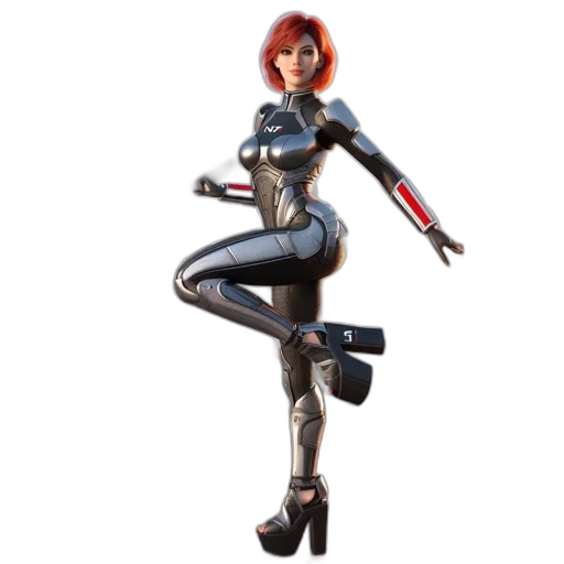 robot, weapon, concept art, 3d render transparent PNG cut-out