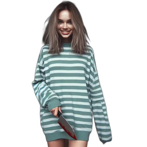 dress, hair, jacket, creature transparent PNG cut-out