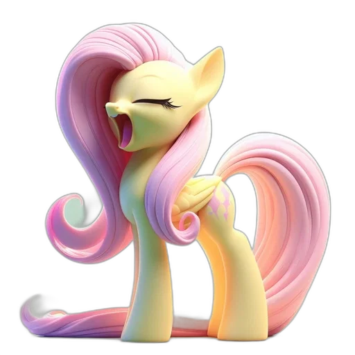 staff, hair, 3d render, concept art transparent PNG cut-out