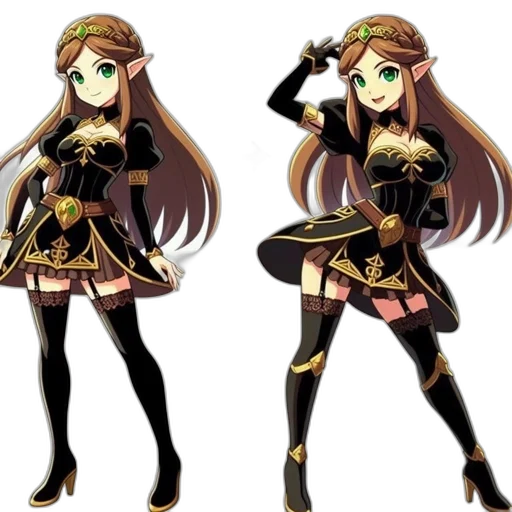 concept art, pixel art, anime, 3d render transparent PNG cut-out
