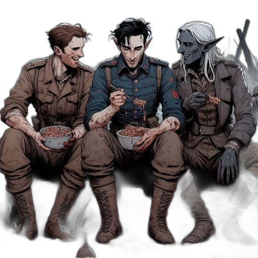 food, comic book art, concept art, fantasy art transparent PNG cut-out
