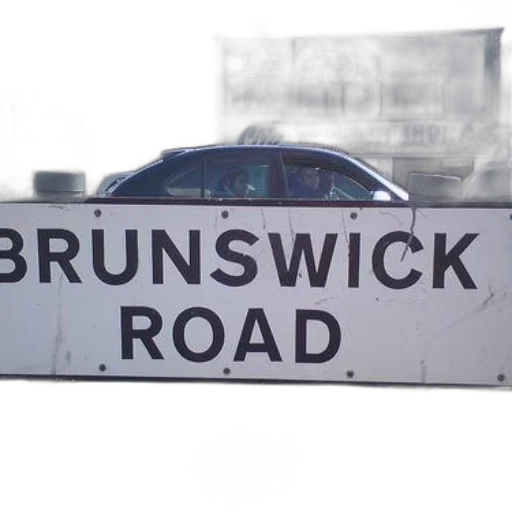 car, sign, brunswick, road transparent PNG cut-out
