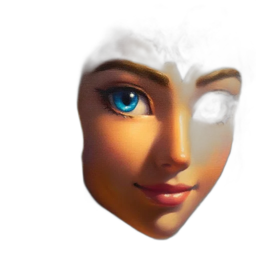 face, mask, crown, robot transparent PNG cut-out