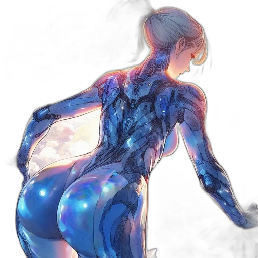robot, dress, concept art, comic book art transparent PNG cut-out