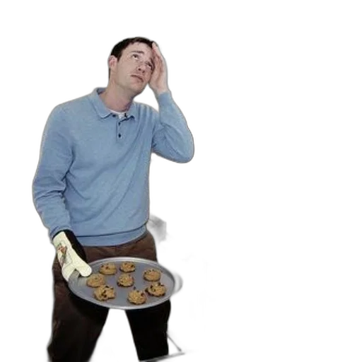 food, jacket, man, blue transparent PNG cut-out