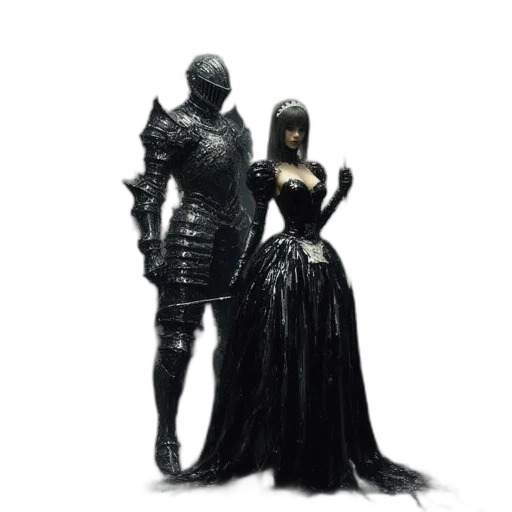 dress, sword, crown, weapon transparent PNG cut-out