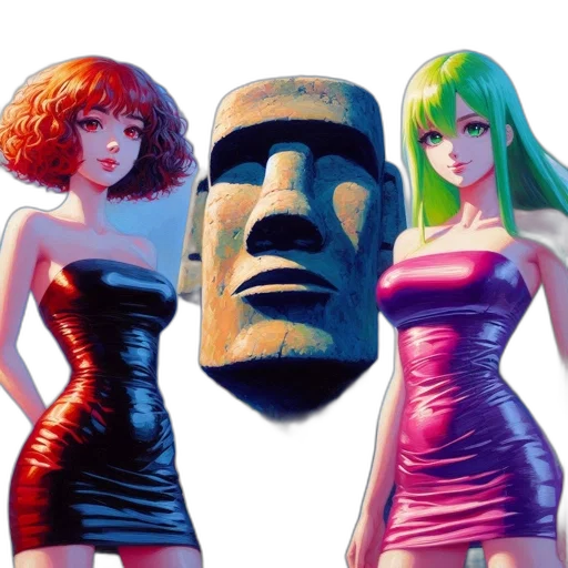 dress, mask, robot, face transparent PNG cut-out