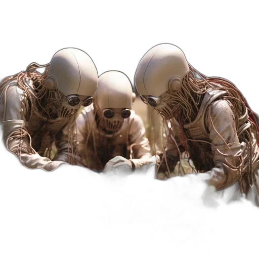 mask, hair, jewelry, creature transparent PNG cut-out
