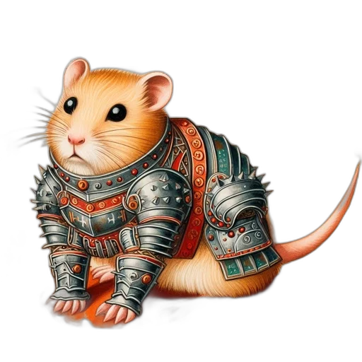 animal, fantasy art, concept art, 3d render transparent PNG cut-out