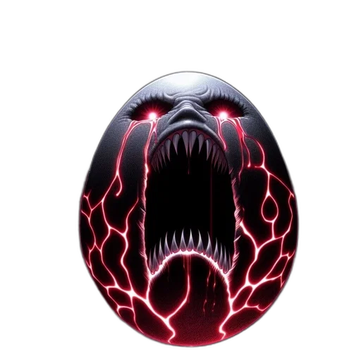 mask, creature, concept art, 3d render transparent PNG cut-out