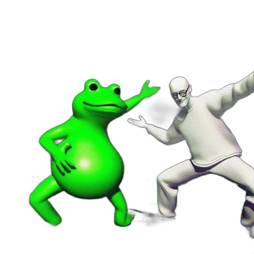 creature, 3d render, concept art, neon lights transparent PNG cut-out