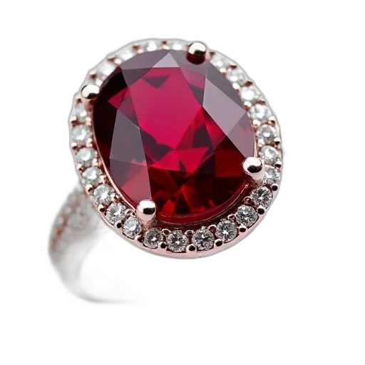 jewelry, crown, 3d render, red transparent PNG cut-out