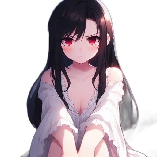 dress, weapon, face, sword transparent PNG cut-out