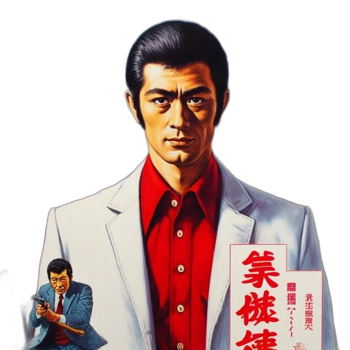 jacket, face, staff, robot transparent PNG cut-out