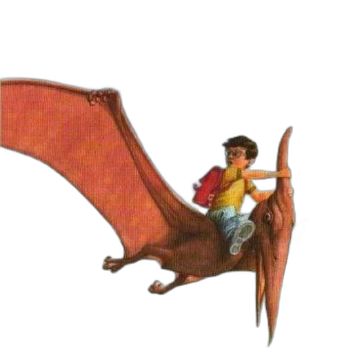 dragon, staff, creature, animal transparent PNG cut-out