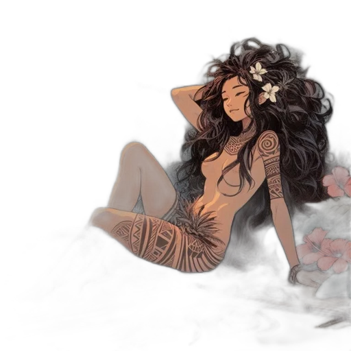 concept art, fantasy art, watercolor, comic book art transparent PNG cut-out