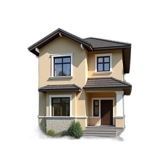 building, furniture, 3d render, photorealistic transparent PNG cut-out