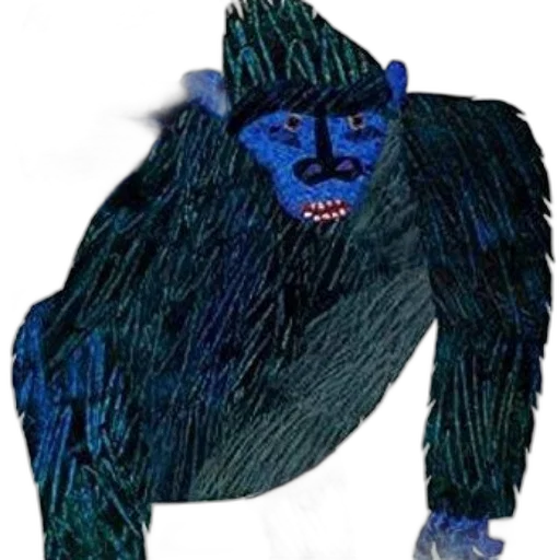 creature, animal, mask, hair transparent PNG cut-out