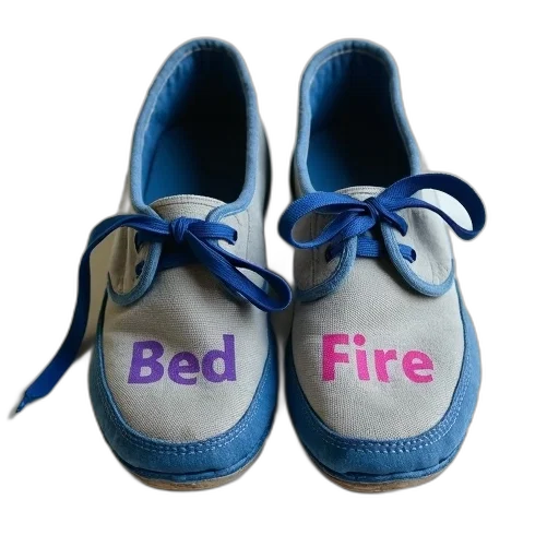 shoes, 3d render, photorealistic, fire transparent PNG cut-out