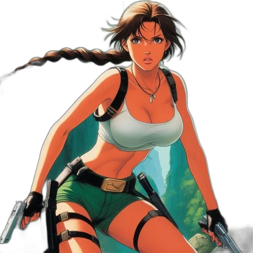 weapon, comic book art, concept art, pixel art transparent PNG cut-out