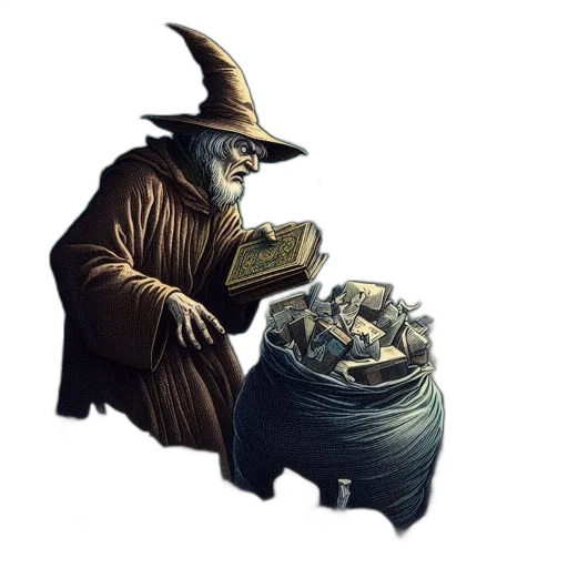 hat, fantasy art, concept art, elder transparent PNG cut-out