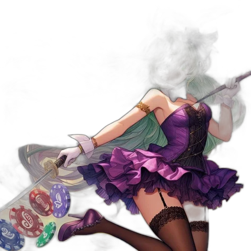 dress, weapon, staff, sword transparent PNG cut-out