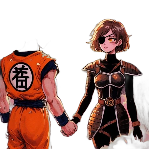 comic book art, concept art, anime, fantasy art transparent PNG cut-out