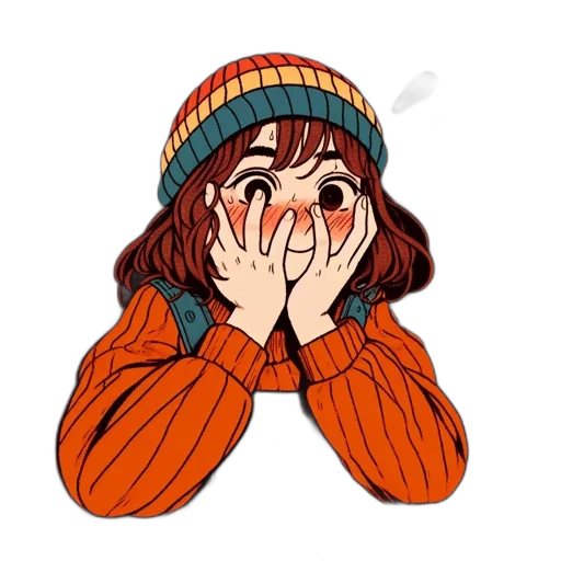jacket, hat, face, mask transparent PNG cut-out