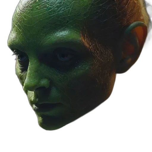 mask, face, creature, staff transparent PNG cut-out
