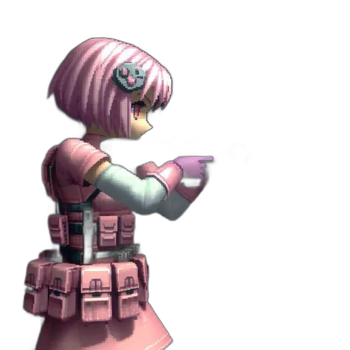 weapon, robot, staff, dress transparent PNG cut-out