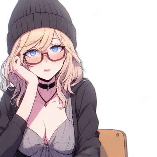hat, jacket, face, dress transparent PNG cut-out