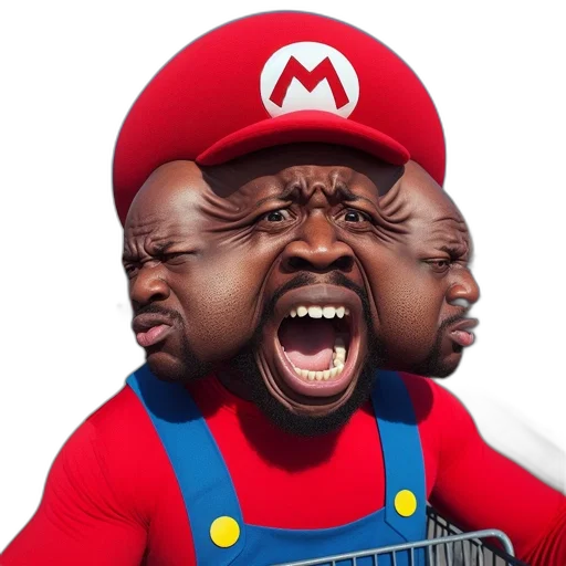 face, mask, hair, creature transparent PNG cut-out