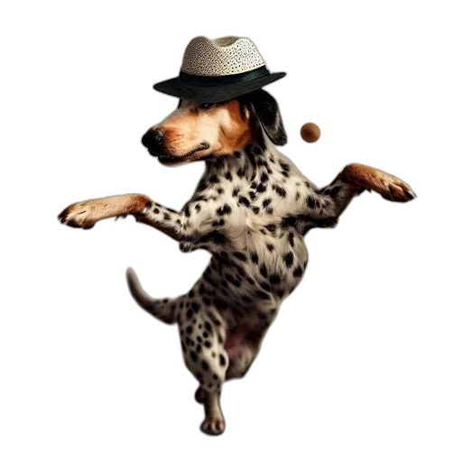 hat, animal, staff, creature transparent PNG cut-out