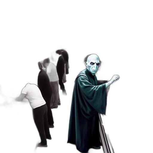 staff, mask, creature, umbrella transparent PNG cut-out