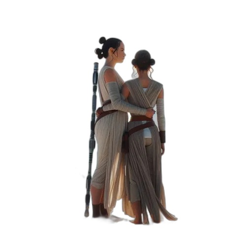 staff, dress, jewelry, concept art transparent PNG cut-out