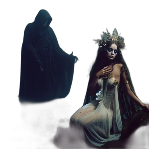 mask, dress, concept art, fantasy art transparent PNG cut-out