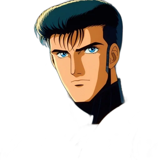 face, jacket, hair, mask transparent PNG cut-out