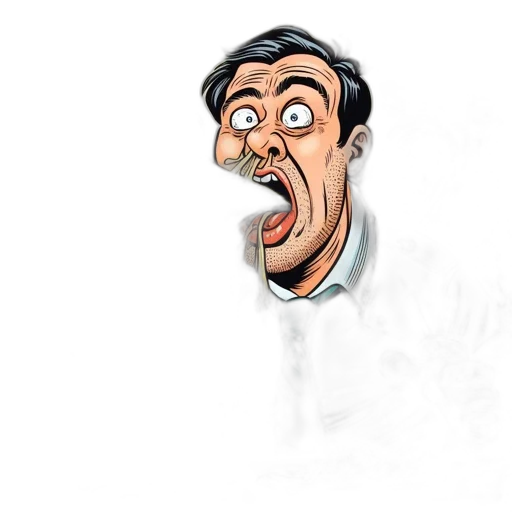 face, staff, creature, cartoon transparent PNG cut-out
