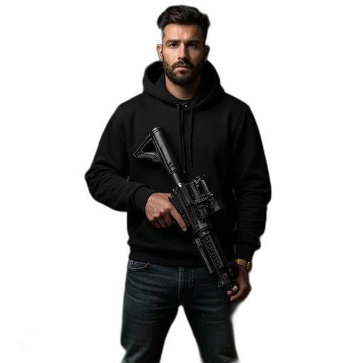 jacket, weapon, staff, animal transparent PNG cut-out