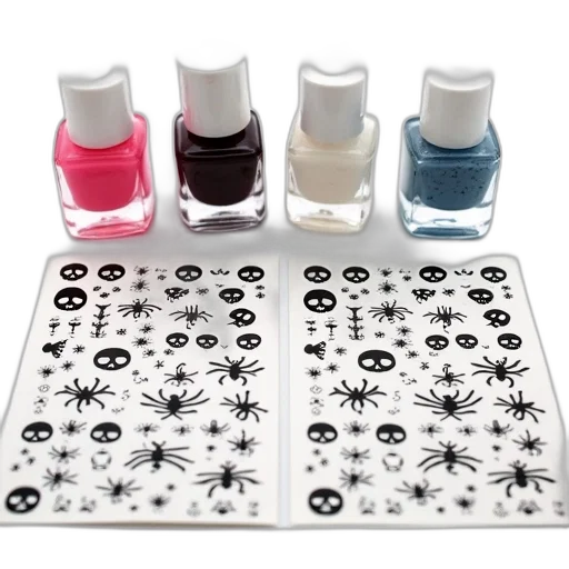 monochrome, collection, nail, art transparent PNG cut-out
