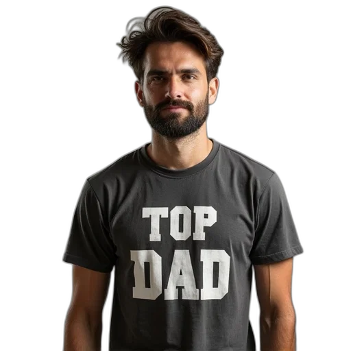 top, dad, shirt transparent PNG cut-out